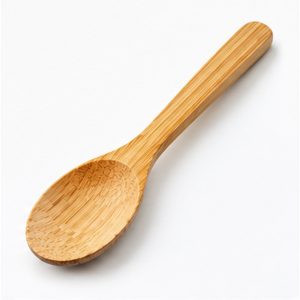 قاشق چوبی مدل دسته کوتاه بسته 2 عددی